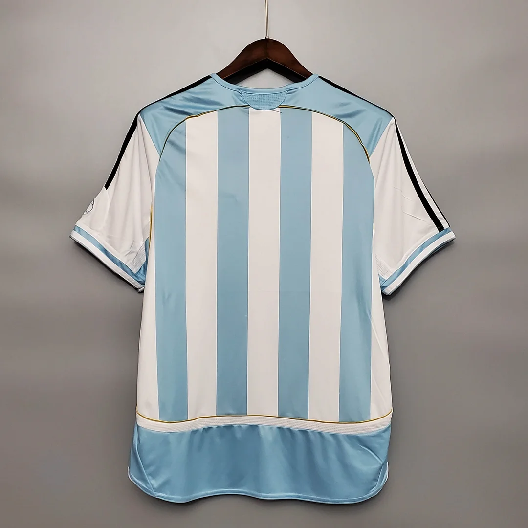 2006 Retro Argentina National Team Home Jersey - Image 2