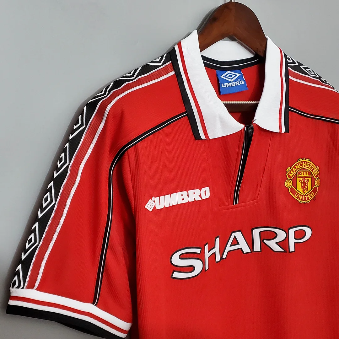 1998/1999 Retro Manchester United Home Football Shirt 1:1 Thai Quality - Image 6
