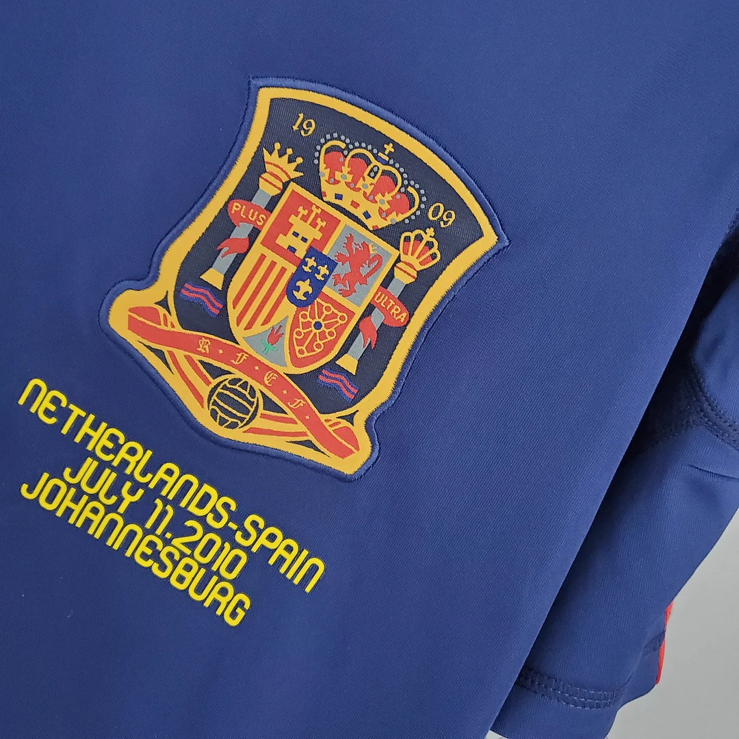 2010 Retro Spain Away Soccer Shirt - Image 4
