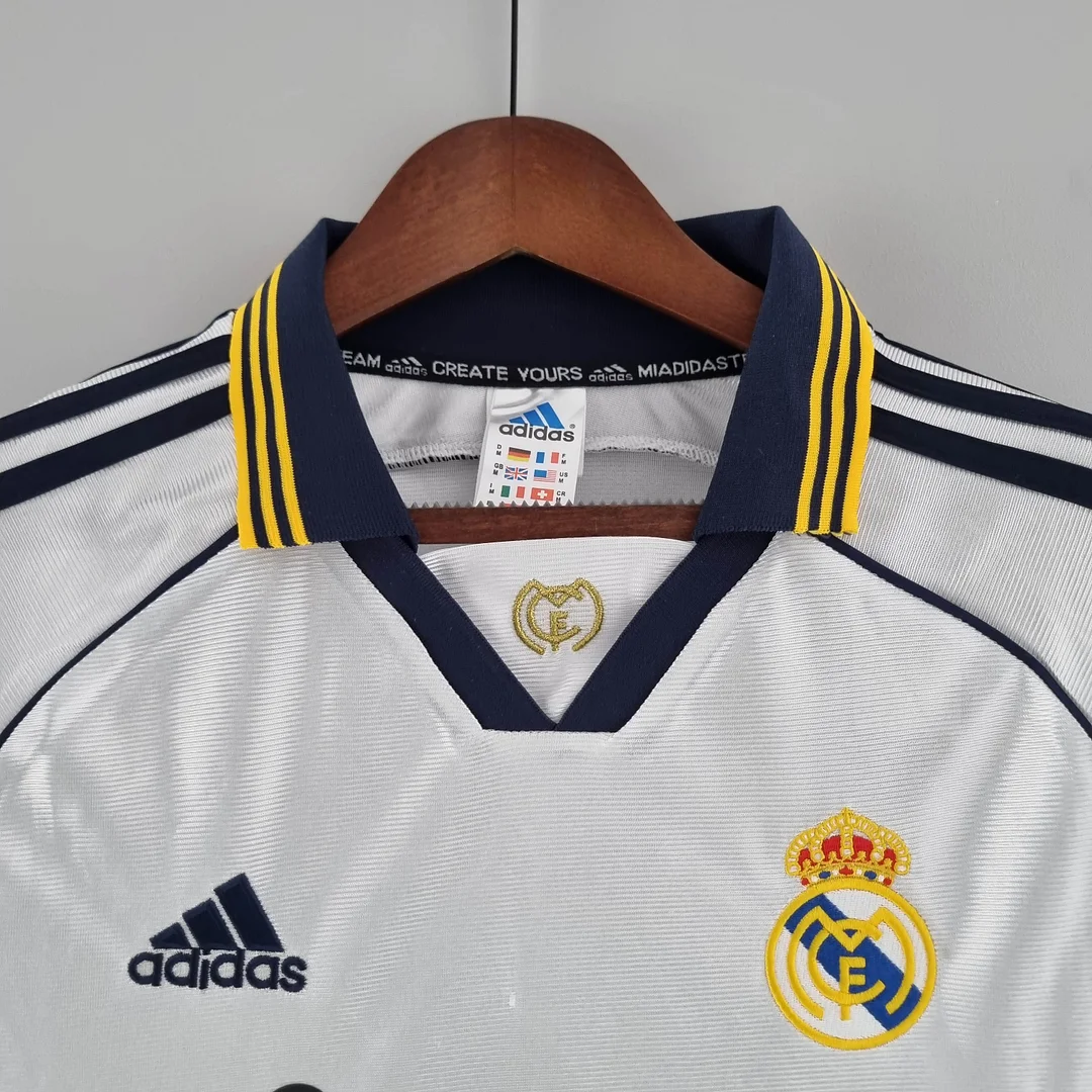 1998/2000 Retro Real Madrid Home - Image 5