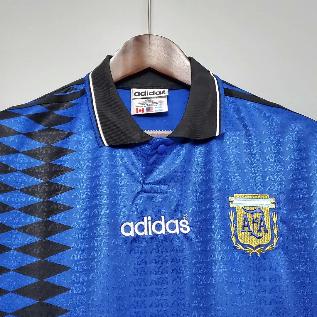 1994 Retro Argentina National Team Away Jersey - Image 3
