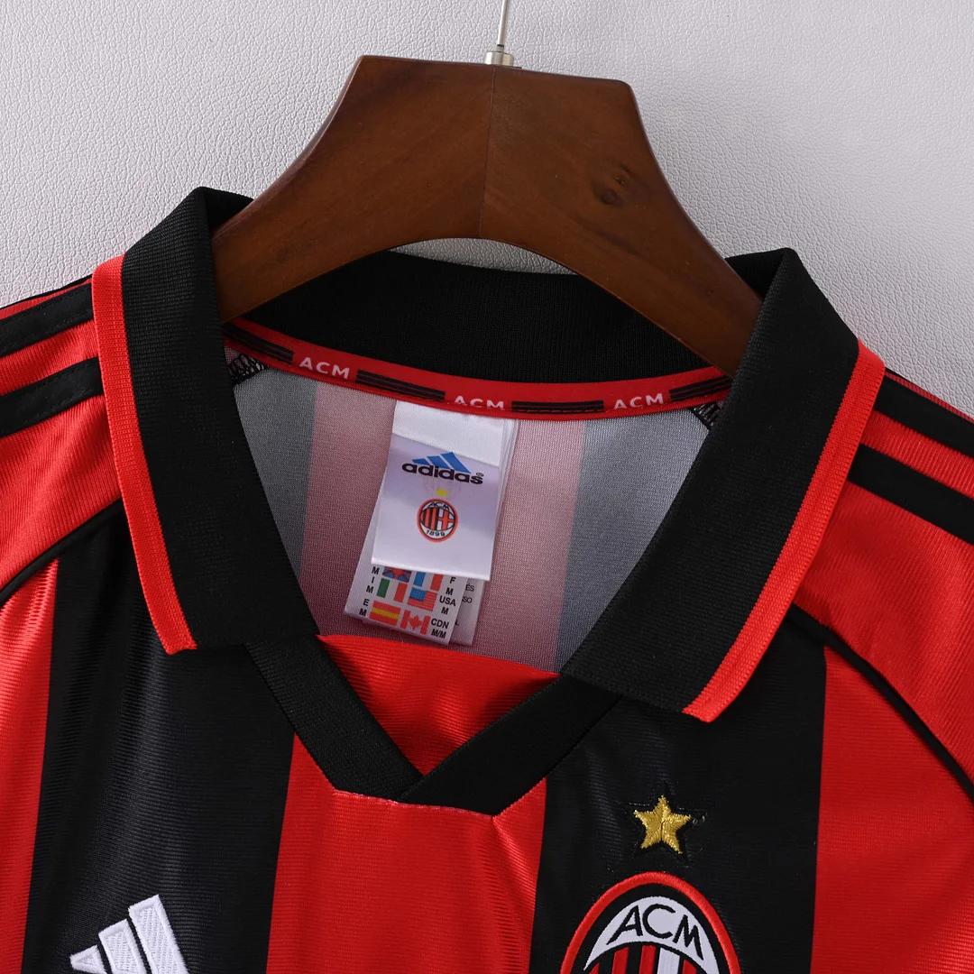 1998/1999 Retro AC Milan Home Football Shirt 1:1 Thai Quality - Image 3