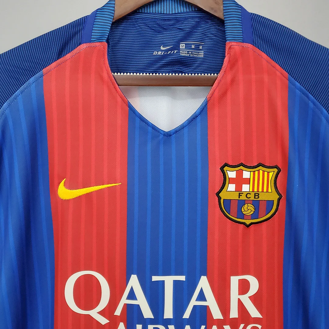 2016/2017 Retro Barcelona Football Shirt Home 1:1 Thai Quality - Image 3