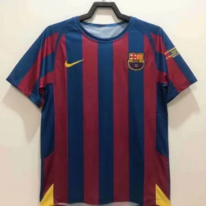2005/2006 Retro Barcelona Home Football Shirt UEFA Champions League 1:1 Thai Quality