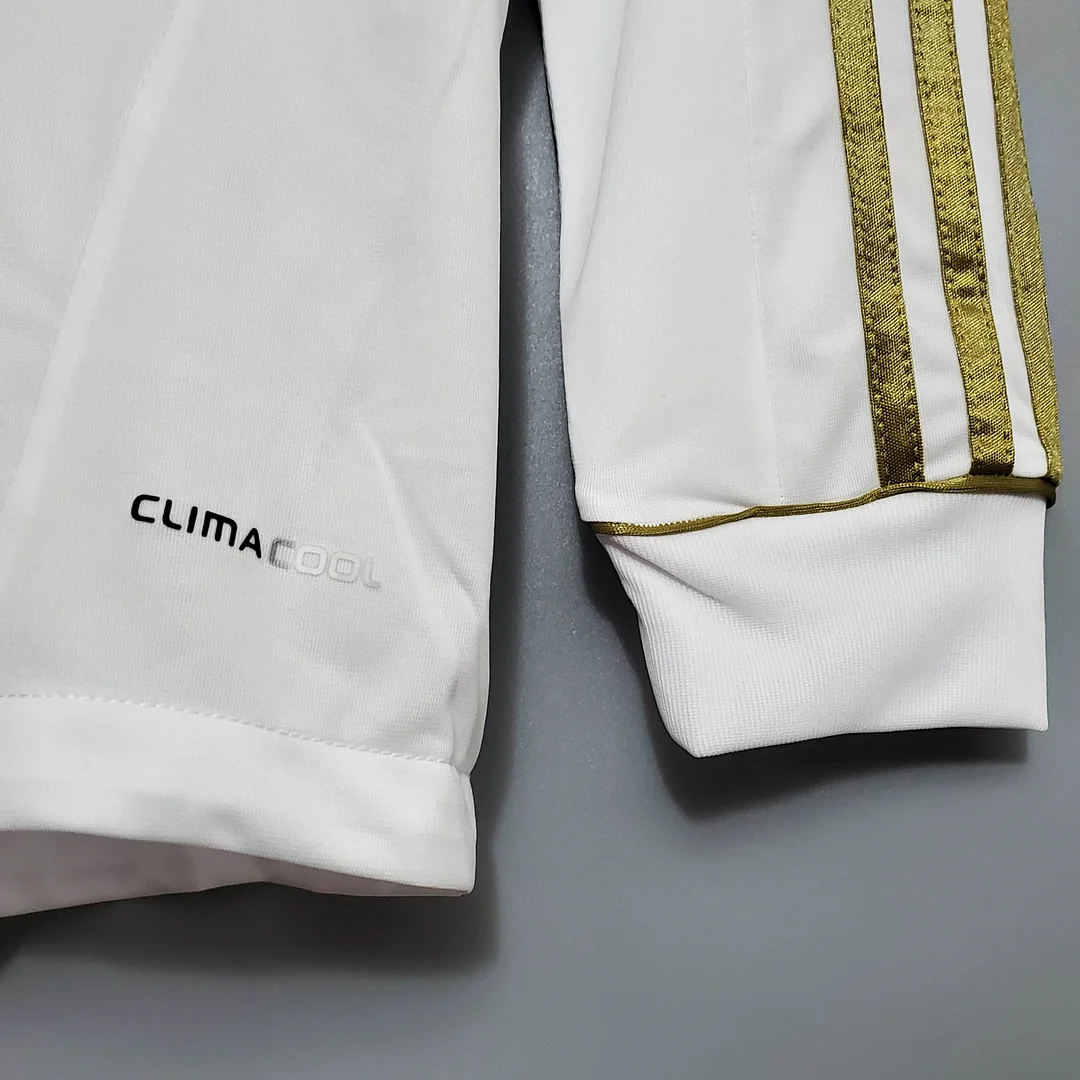 2011/2012 Retro Long Sleeve Real Madrid Home - Image 9