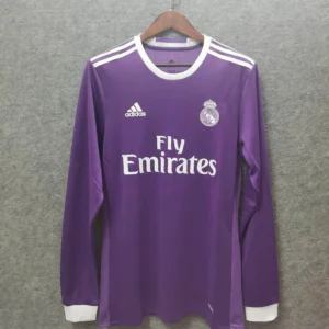 2016/2017 Retro Long Sleeve Real Madrid Away