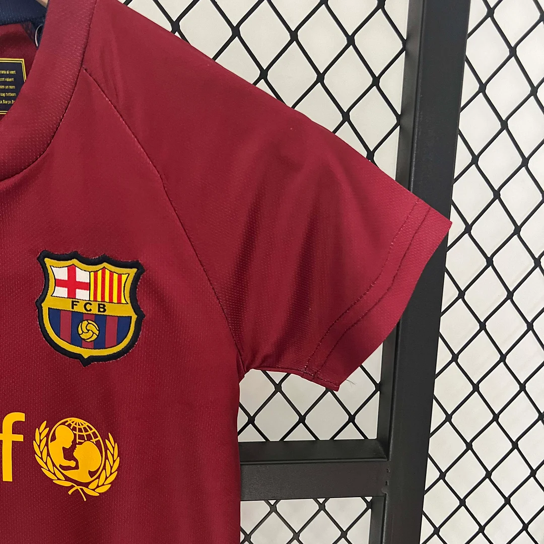 2008/2009 Retro Barcelona Home Football Shirt 1:1 Thai Quality Kids Size - Image 7