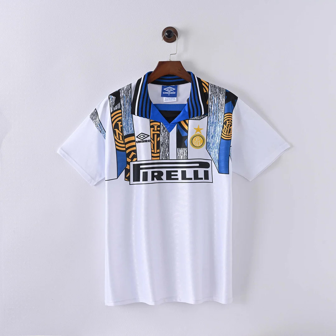 1995/1996 Retro Internazionale Milan Away Football Jersey 1:1 Thai Quality