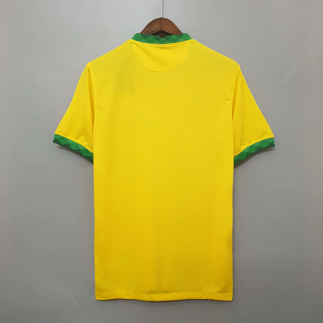 2020 Retro Brazil Home Football Shirt 1:1 Thai Quality - Image 2