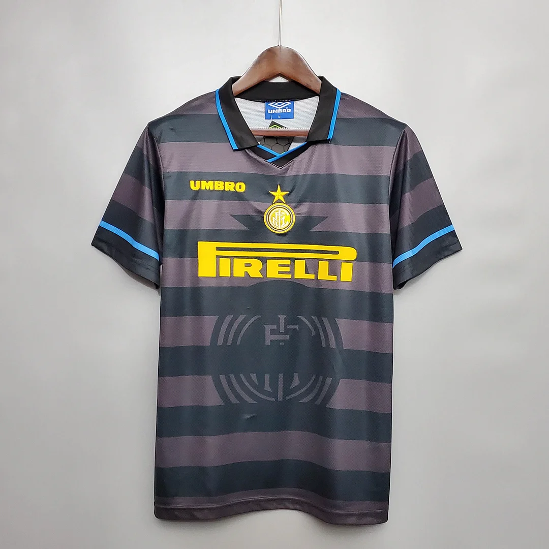 1997/1998 Retro Internazionale Milan Third Away Football Jersey 1:1 Thai Quality