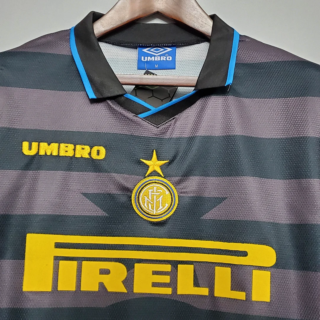 1997/1998 Retro Internazionale Milan Third Away Football Jersey 1:1 Thai Quality - Image 3