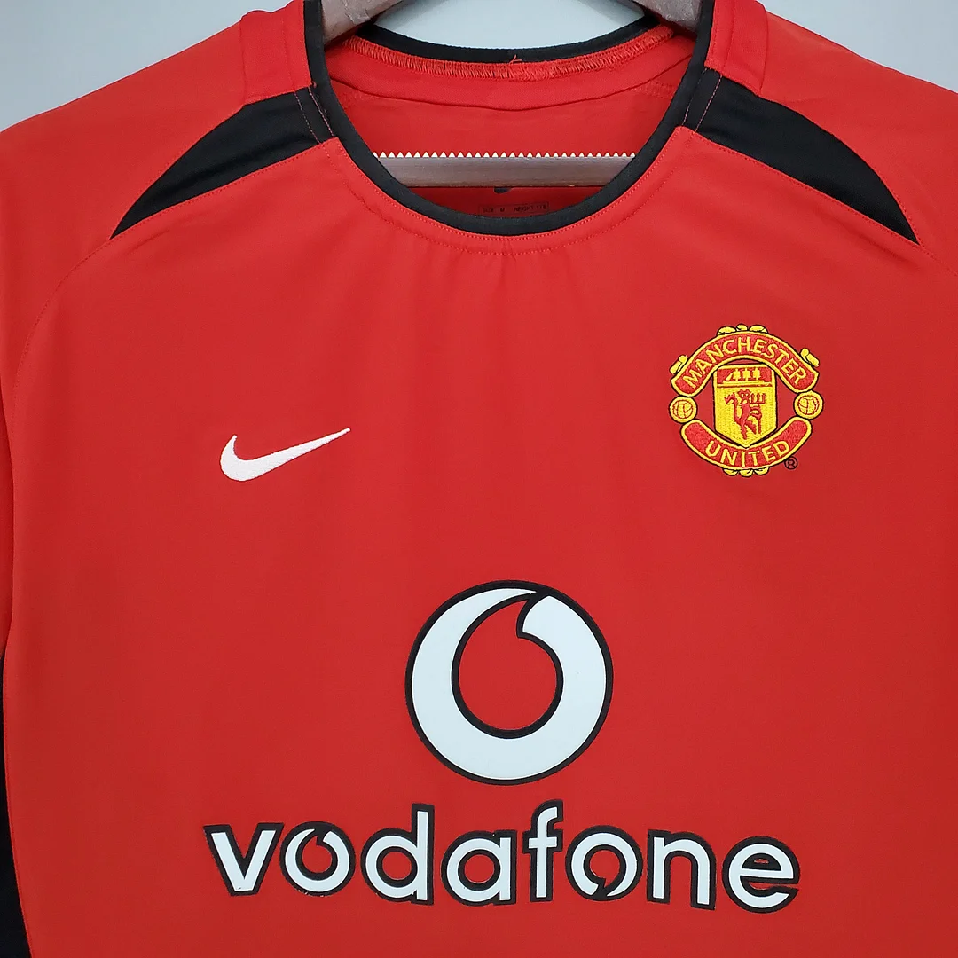 2002/2004 Retro Manchester United Home Football Shirt 1:1 Thai Quality - Image 3