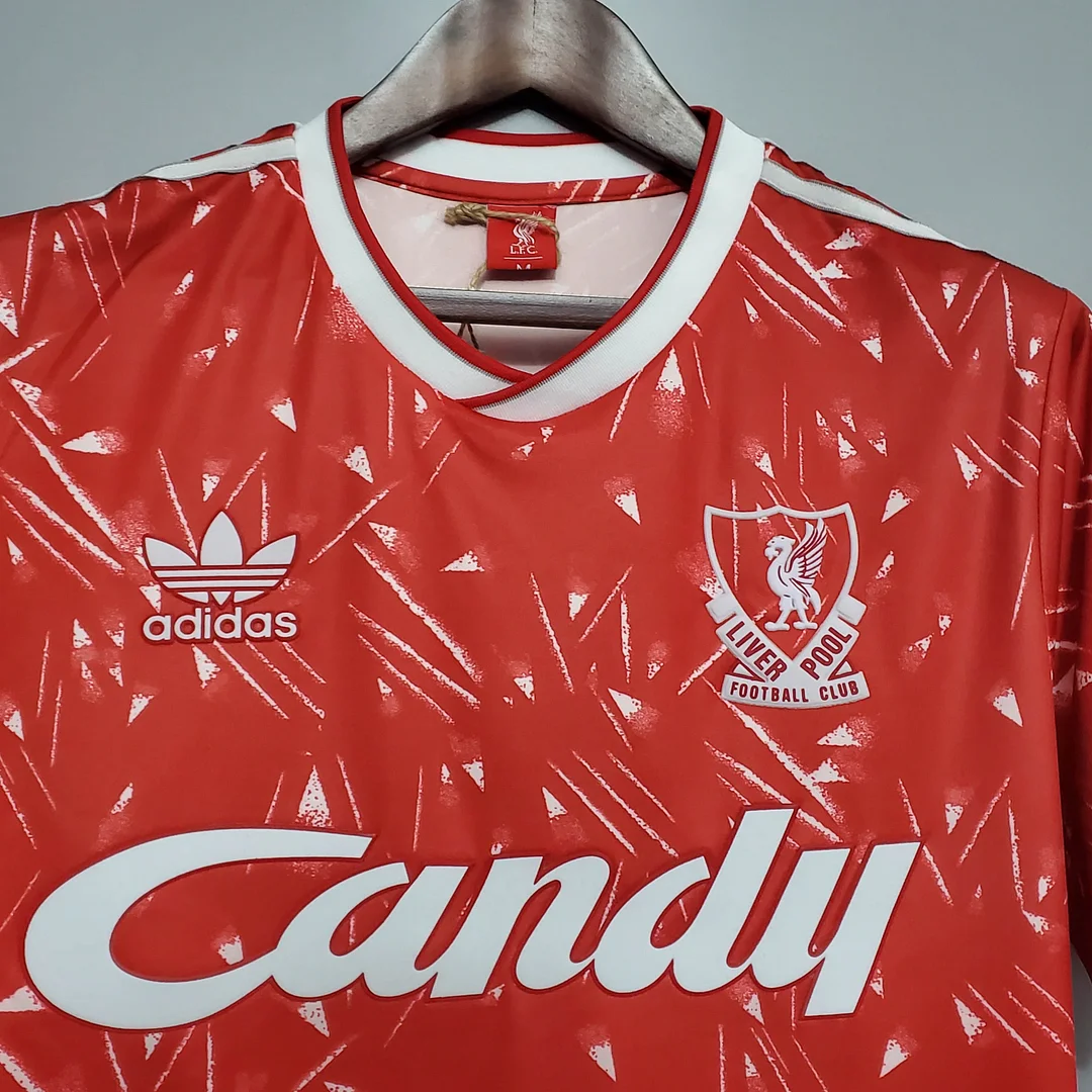 Retro 1989/1991 Liverpool Football Shirt Home 1:1 Thai Quality - Image 3