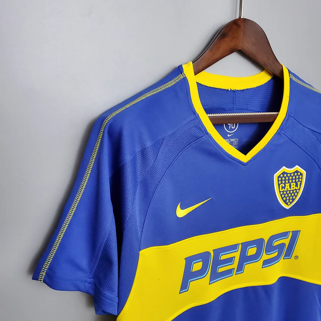 2003/2004 Retro Boca Juniors Home Football Jersey 1:1 Thai Quality - Image 7