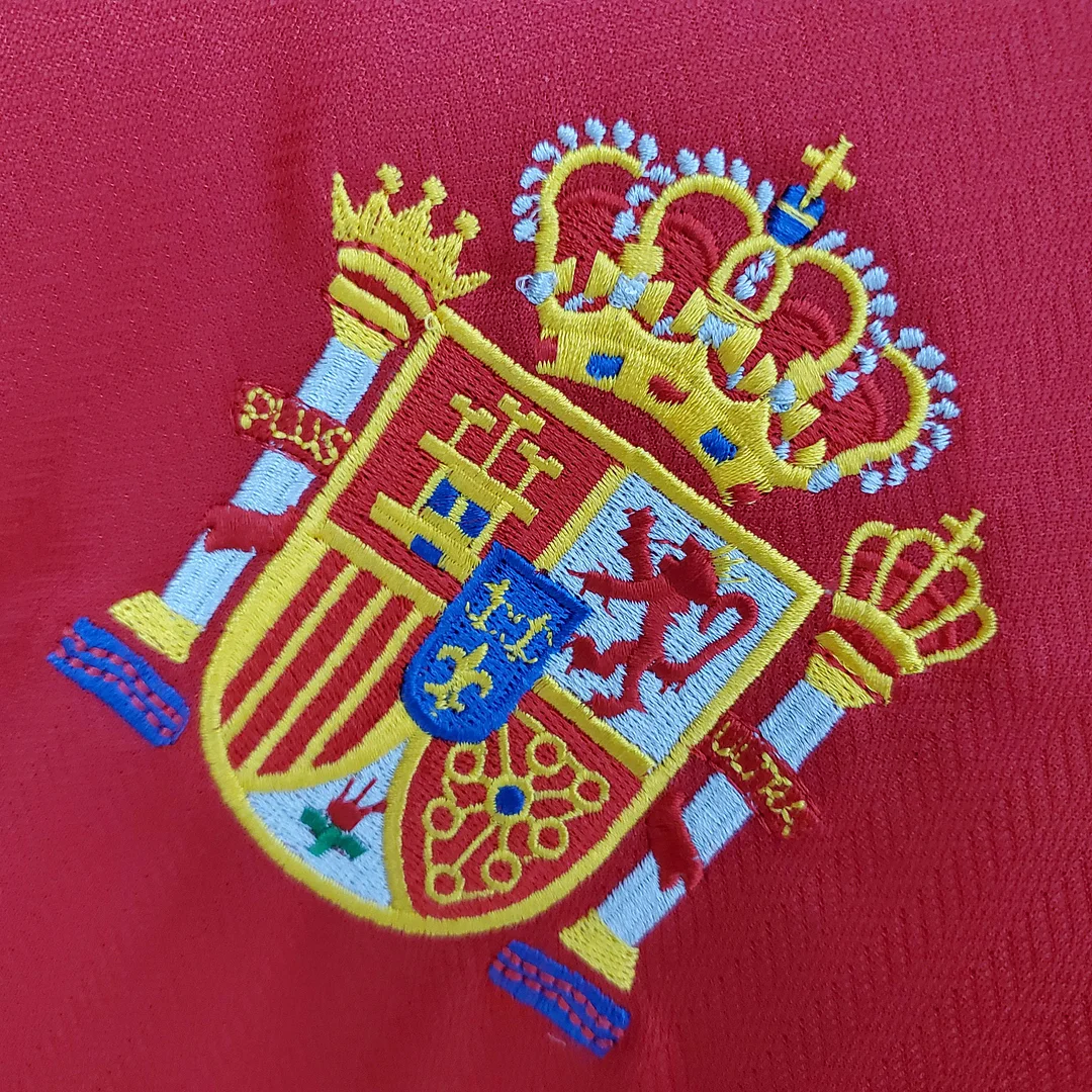 1998 Retro Spain Home Football Shirt 1:1 Thai Quality - Image 7