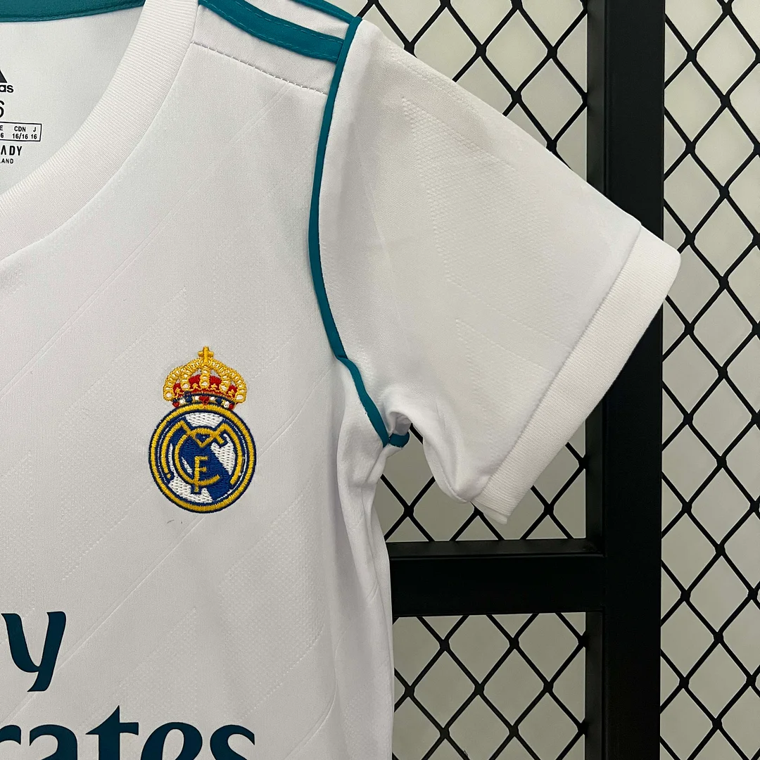 2017/2018 Retro Real Madrid Home Football Shirt 1:1 Thai Quality Kids Size - Image 6