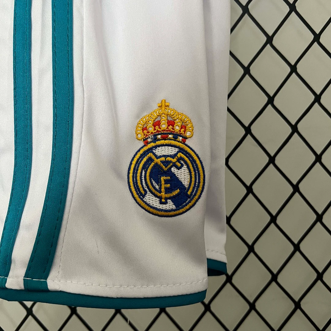 2017/2018 Retro Real Madrid Home Football Shirt 1:1 Thai Quality Kids Size - Image 10