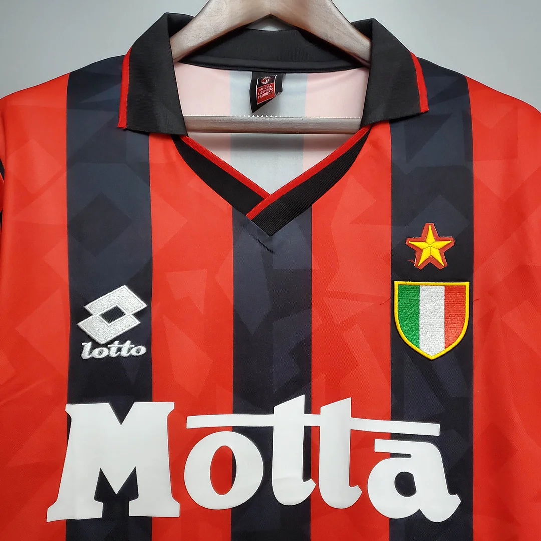 1993/1994 Retro AC Milan Home Football Shirt 1:1 Thai Quality - Image 3