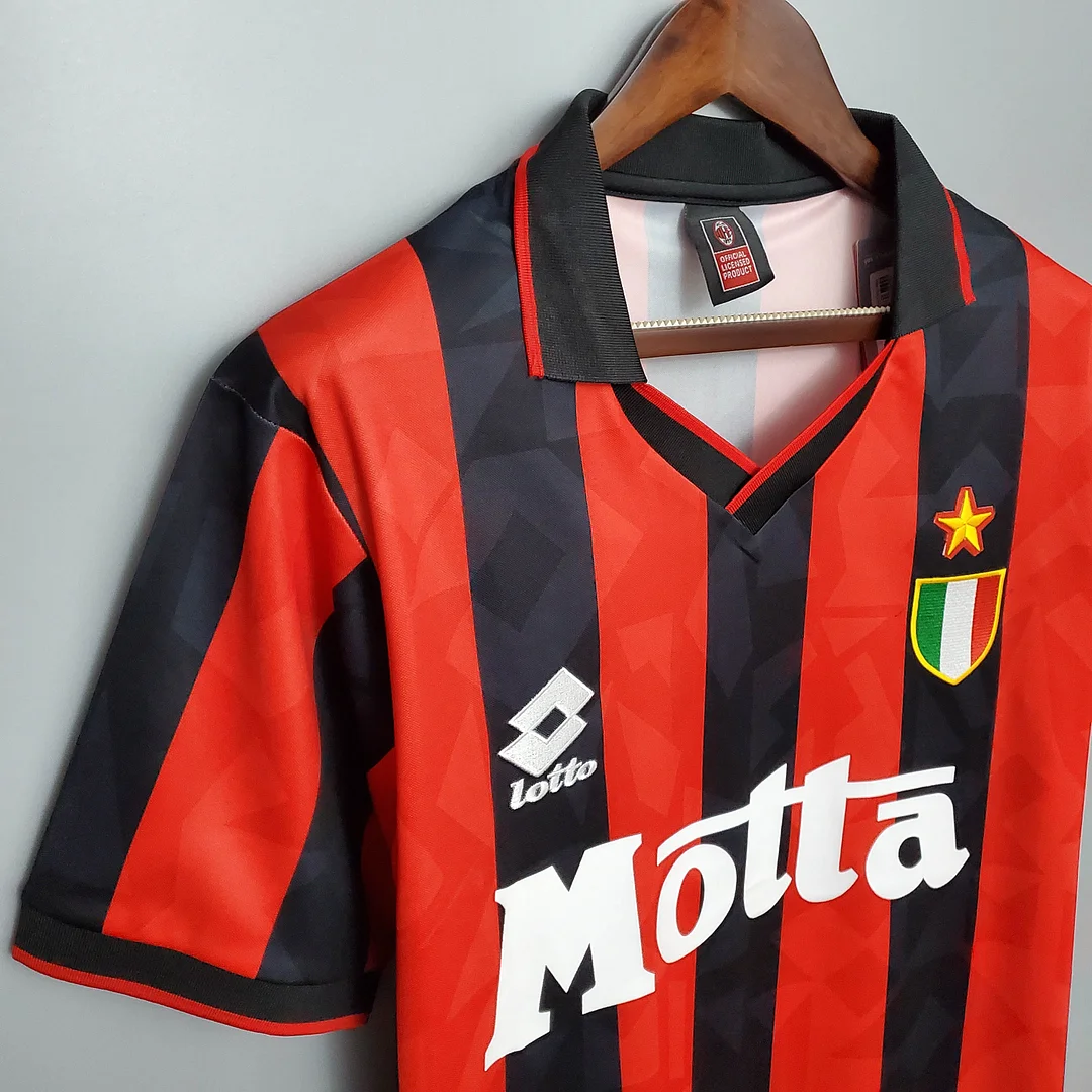 1993/1994 Retro AC Milan Home Football Shirt 1:1 Thai Quality - Image 6