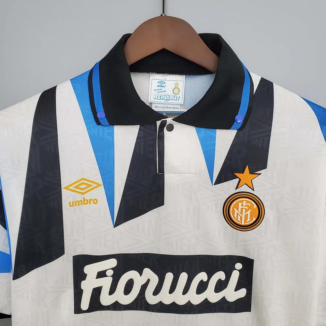 1992/1993 Retro Internazionale Milan Away Football Jersey 1:1 Thai Quality - Image 3