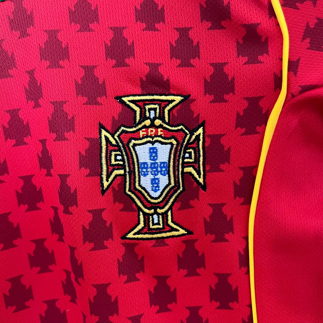 2004 Retro Portugal Home Football Shirt 1:1 Thai Quality Kids Size - Image 6