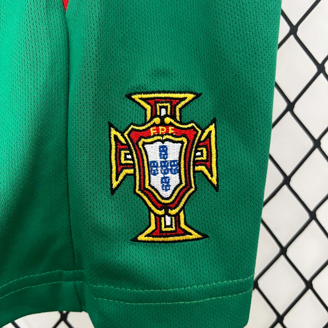 2004 Retro Portugal Home Football Shirt 1:1 Thai Quality Kids Size - Image 8