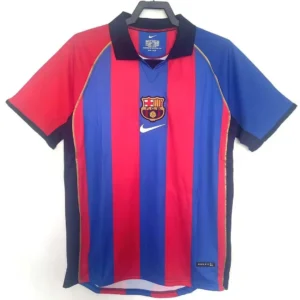 2001/2002 Retro Barcelona Home Football Shirt 1:1 Thai Quality