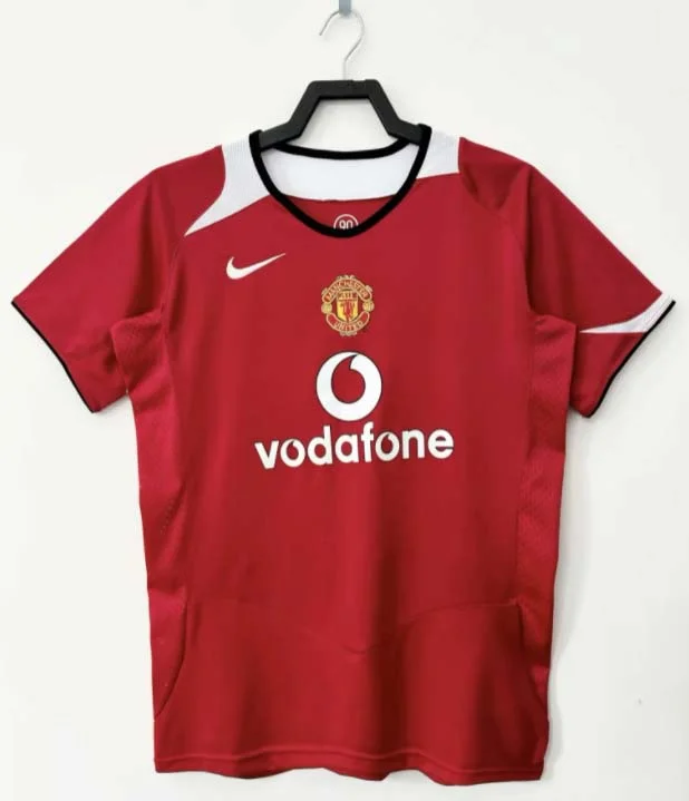 2004/2005 Retro Manchester United Home Football Shirt 1:1 Thai Quality