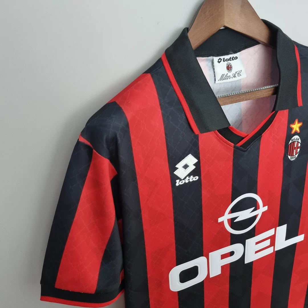1995/1996 Retro AC Milan Home Football Shirt 1:1 Thai Quality - Image 6