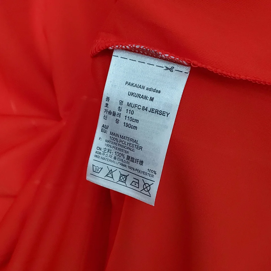 1983/1984 Retro Manchester United Home Football Shirt 1:1 Thai Quality - Image 9