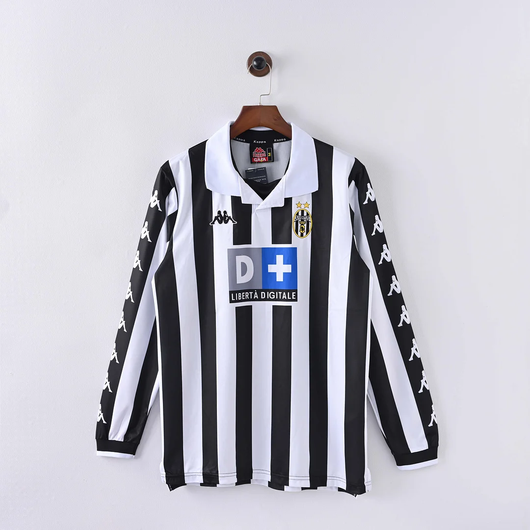 1999/2000 Retro Long Sleeve Juventus Home Soccer Jersey 1:1 Thai Quality