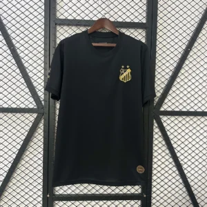 2025/2026 Santos Commemorative Edition Black Football Shirt 1:1 Thai Quality
