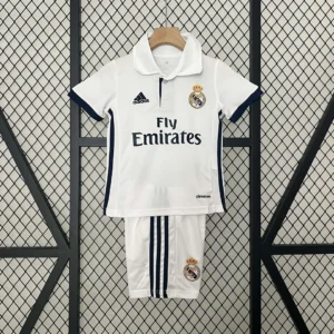 2016/2017 Retro Real Madrid Home Football Shirt 1:1 Thai Quality Kids Size