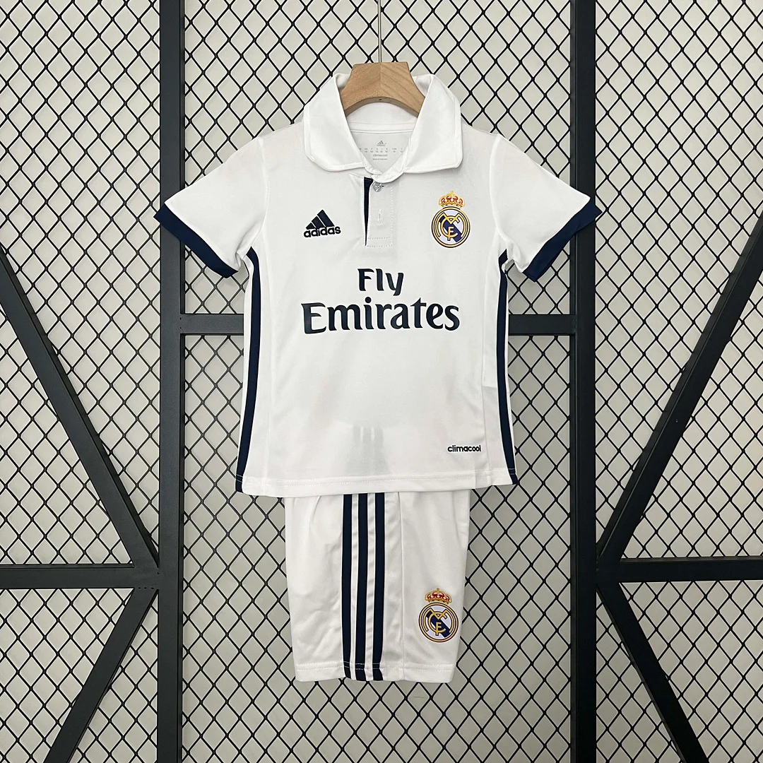 2016/2017 Retro Real Madrid Home Football Shirt 1:1 Thai Quality Kids Size
