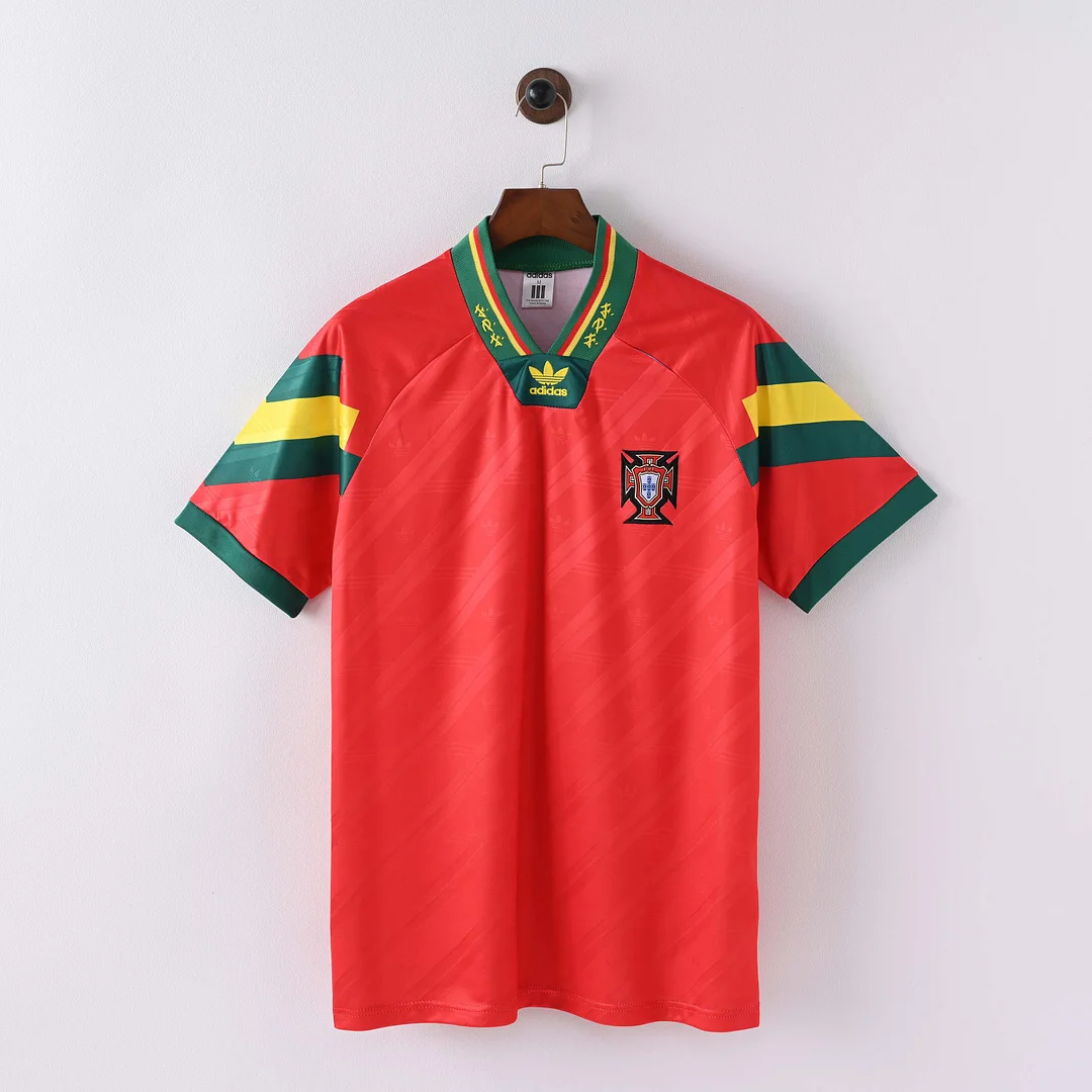1992 Retro Portugal Home Football Shirt 1:1 Thai Quality