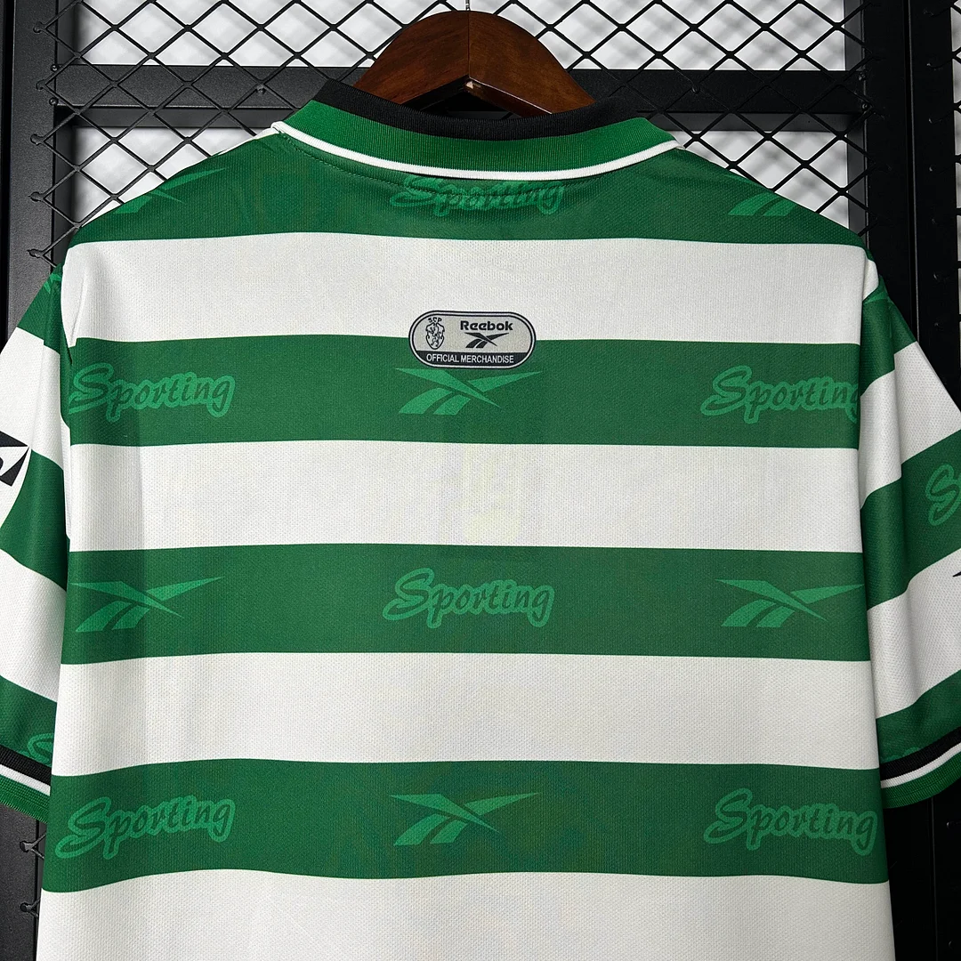 1999/2000 Retro Sporting Lisbon Home Football Shirt 1:1 Thai Quality - Image 4