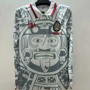 1998 Retro Long Sleeve Mexico Away Football Shirt 1:1 Thai Quality