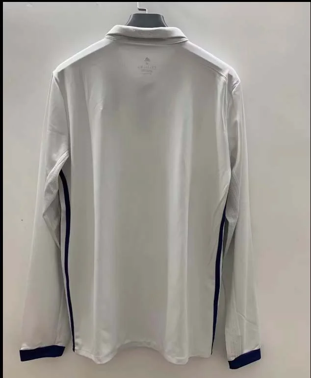 2016/2017 Retro Long Sleeve Real Madrid Home Football Shirt1:1 Thai Quality - Image 2