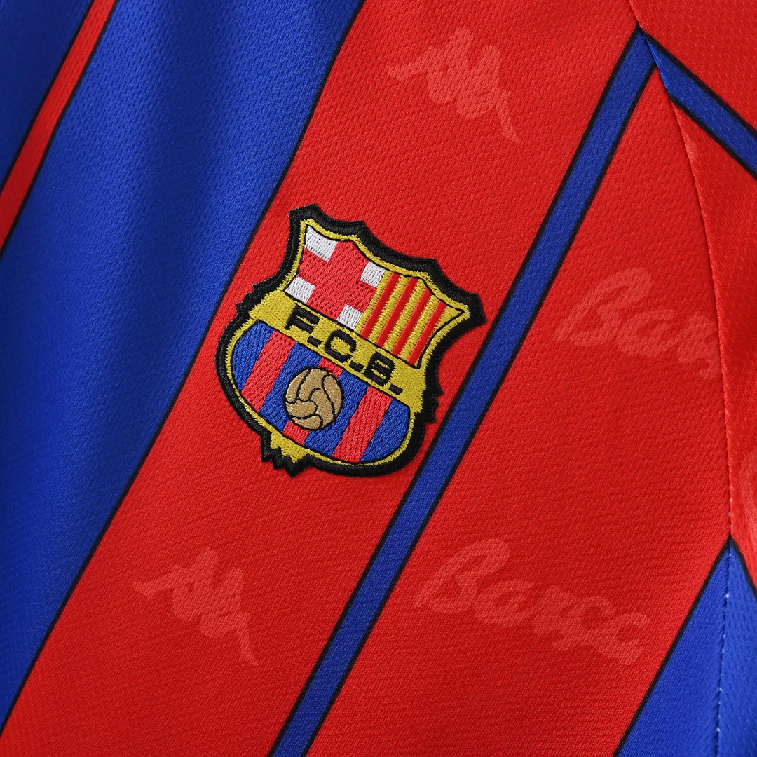 1997/1998 Retro Barcelona Home Football Shirt 1:1 Thai Quality - Image 5