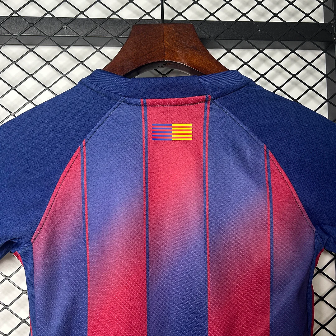 2025/2026 Barcelona Home Football Shirt 1:1 Thai Quality Kids Size - Image 4