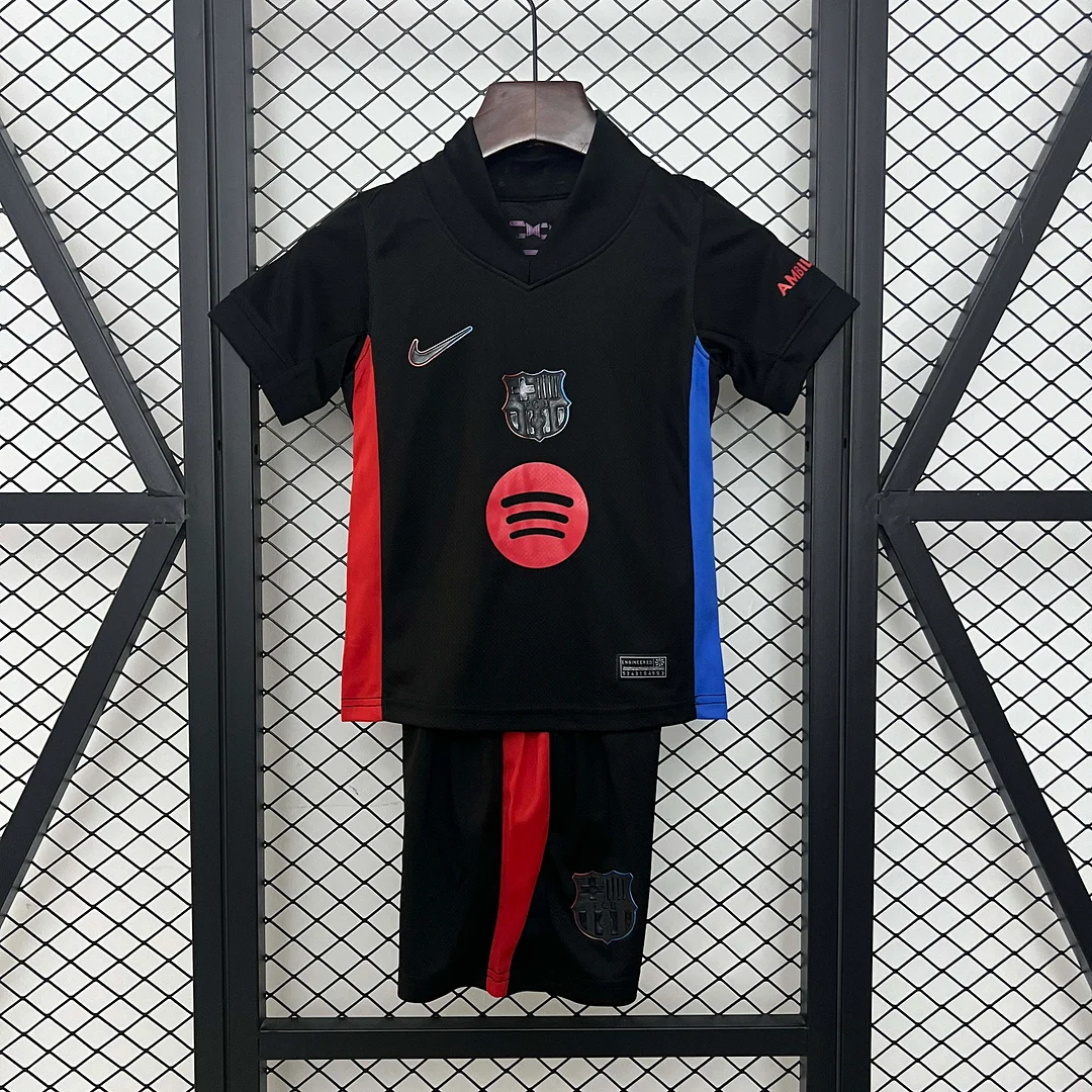 2024/2025 Barcelona Away Football Shirt 1:1 Thai Quality Kids Size (Competition Version)