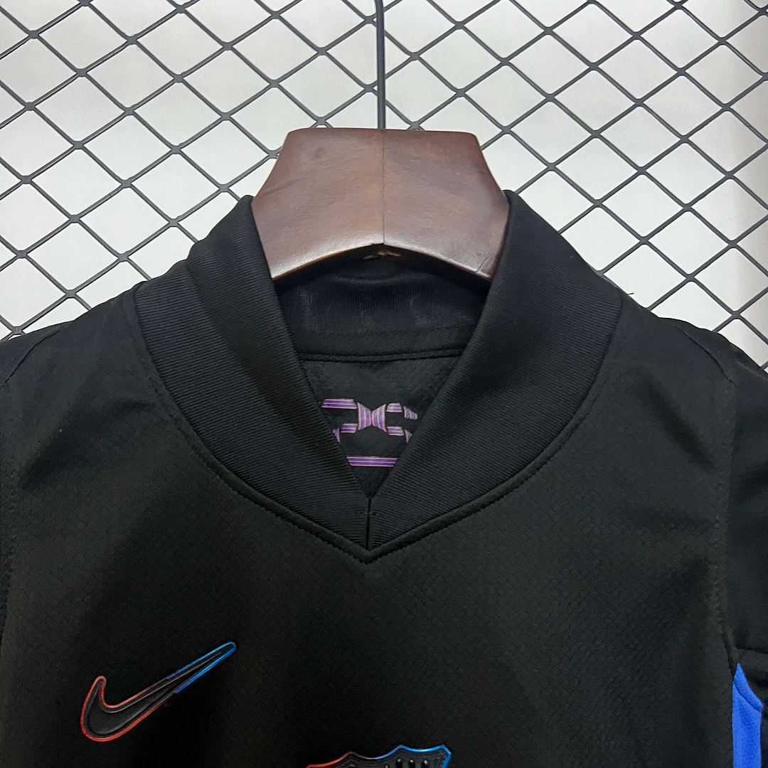 2024/2025 Barcelona Away Football Shirt 1:1 Thai Quality Kids Size (Competition Version) - Image 3