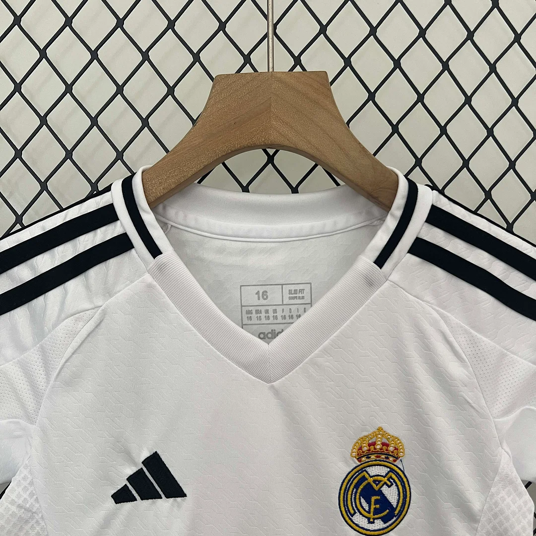 2024/2025 Real Madrid Home Football Shirt 1:1 Thai Quality Kids Size - Image 3