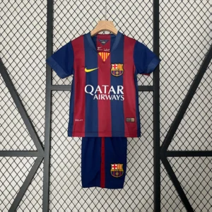 2014/2015 Retro Barcelona Home Football Shirt 1:1 Thai Quality Kids Size