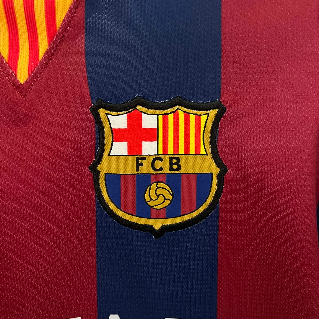 2014/2015 Retro Barcelona Home Football Shirt 1:1 Thai Quality Kids Size - Image 6