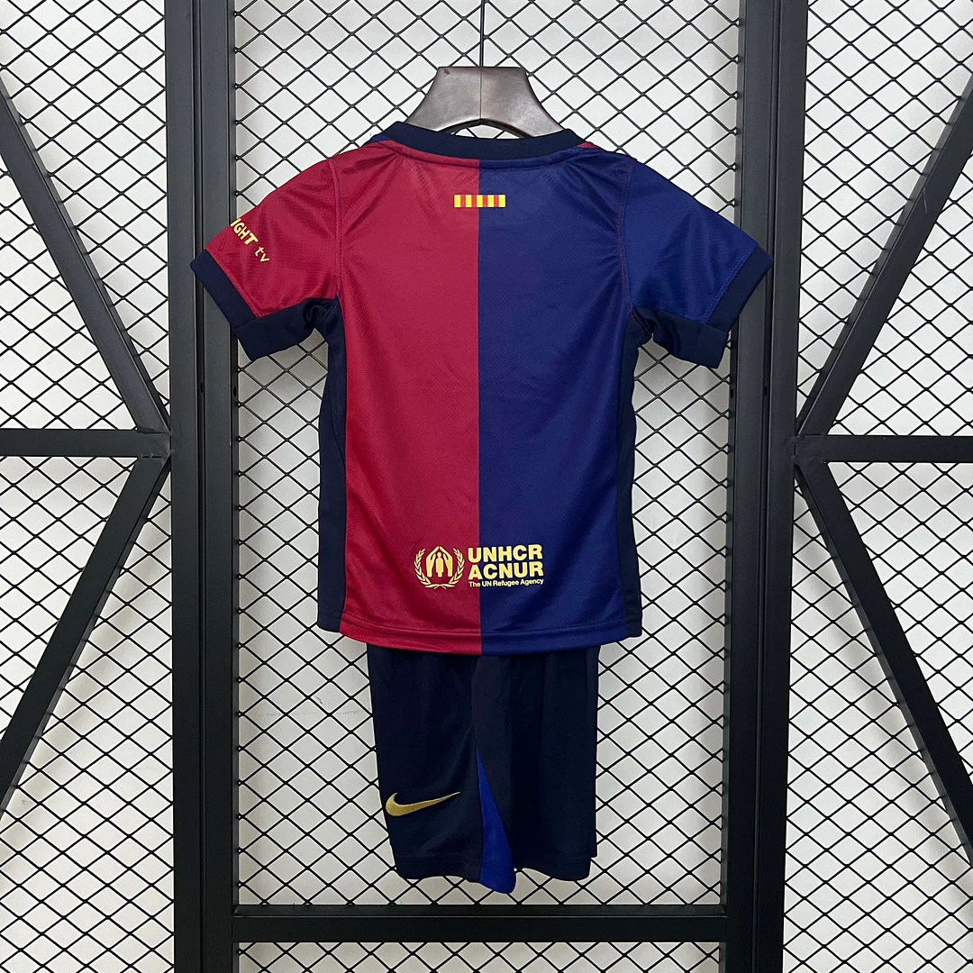 2024/2025 Barcelona Home Football Shirt 1:1 Thai Quality Kids Size(Competition version) - Image 2