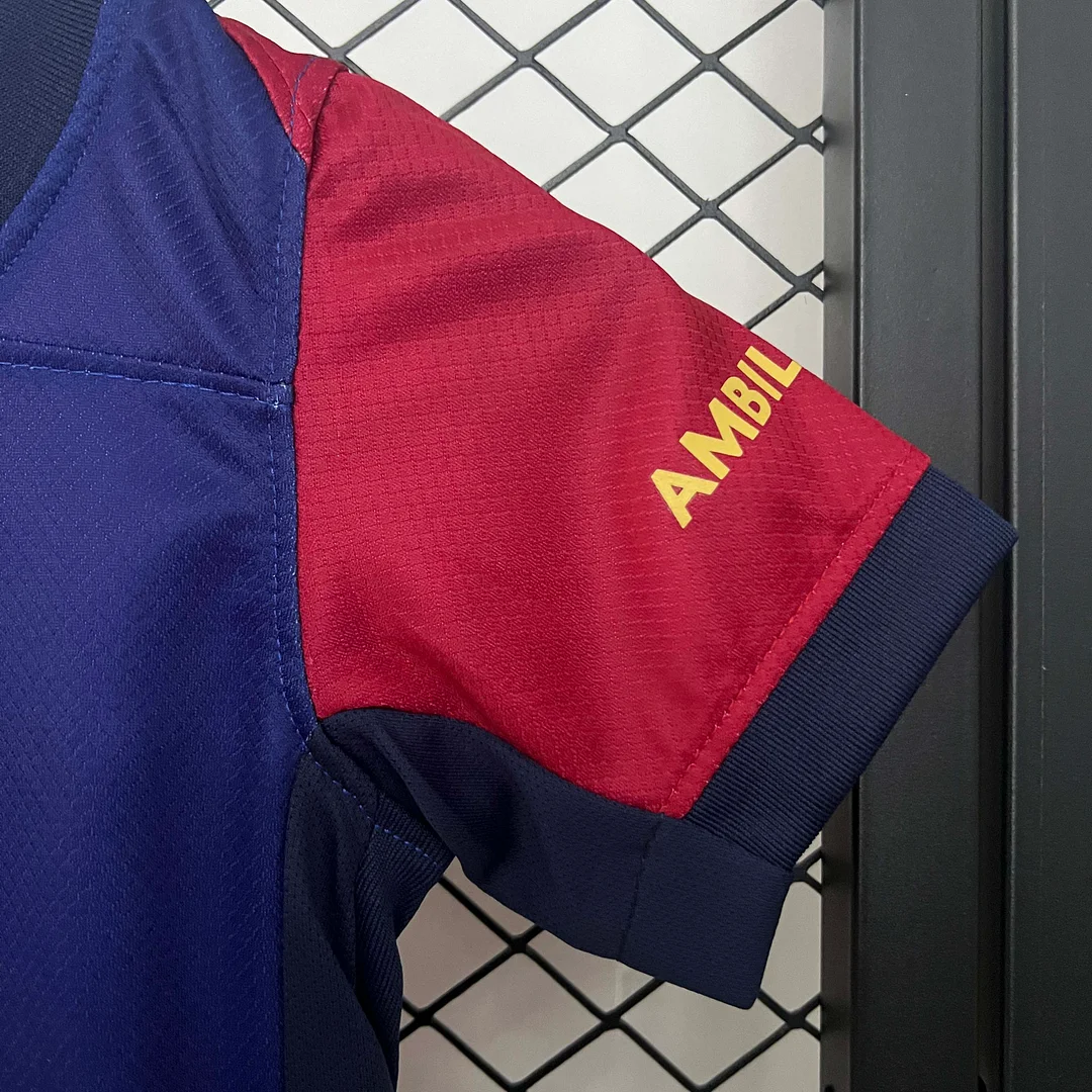 2024/2025 Barcelona Home Football Shirt 1:1 Thai Quality Kids Size(Competition version) - Image 7