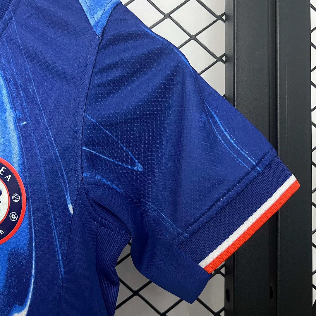 2024/2025 Chelsea Home Football Shirt 1:1 Thai Quality Kids Size - Image 7