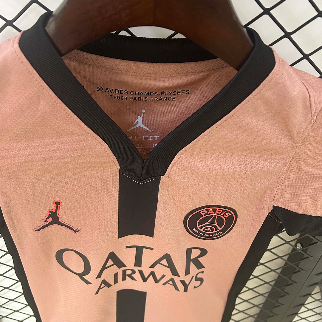 2024/2025 Psg Paris Saint-Germain Third Away Football Shirt 1:1 Thai Quality Kids Size - Image 3
