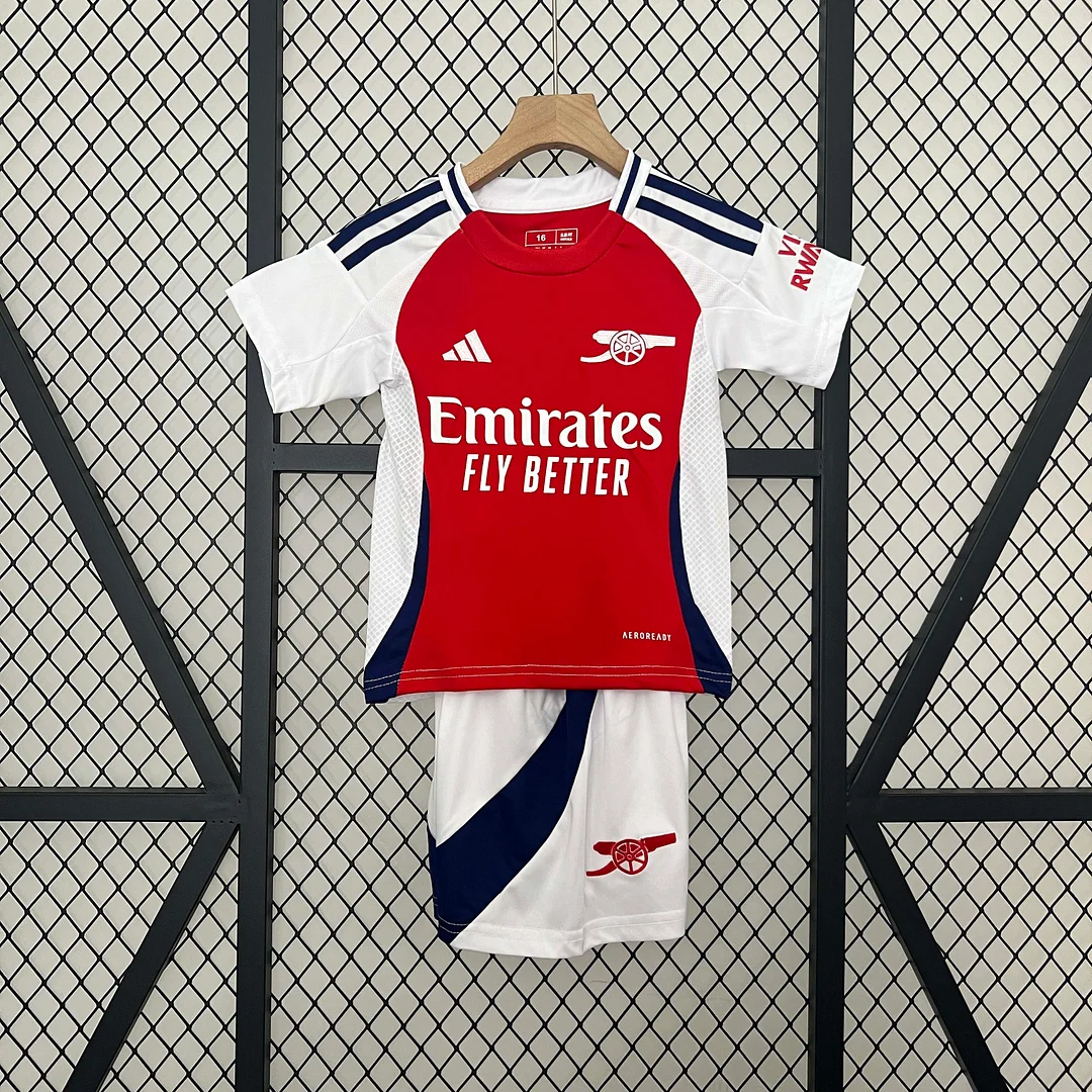 2024/2025 Arsenal Home Football Shirt 1:1 Thai Quality Kids Size